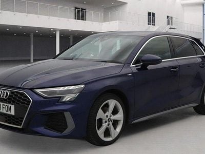 Used Audi A3 S-Line 150 HP (110 kW) 2021 Blue Sedan