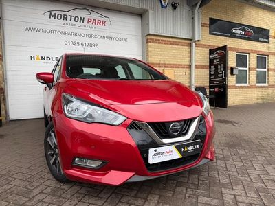 Begagnad Nissan Micra Acenta Limited Edition 90 HK (66 kW) 2019 Röd Halvkombi