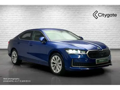 New Skoda Superb SE L 110 HP (80 kW) 2026 Cobalt blue metallic Hatchback