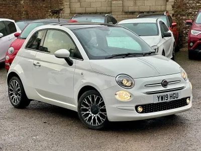 Used Fiat 500 Anniversary 69 HP (50 kW) 2019 White Hatchback