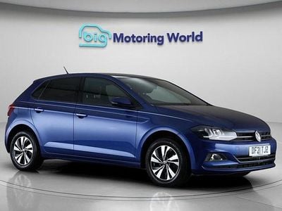 Used VW Polo Match 95 HP (69 kW) 2021 Blue Hatchback