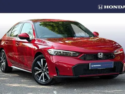 New Honda Civic Elegance 143 HP (105 kW) 2026 Premium crystal red