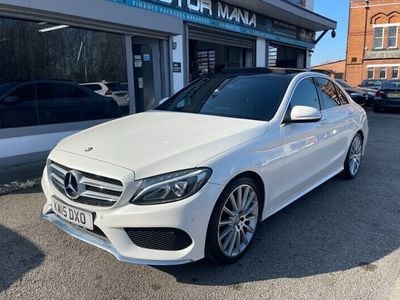 Used Mercedes C220 AMG Line Premium 170 HP (125 kW) 2015 White Sedan
