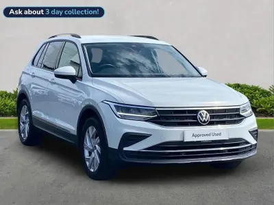 Used VW Tiguan Life 130 HP (95 kW) 2021 White SUV