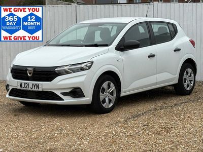 White Used 2021 Dacia Sandero Essentiel Hatchback | £8,999 (Fair price)