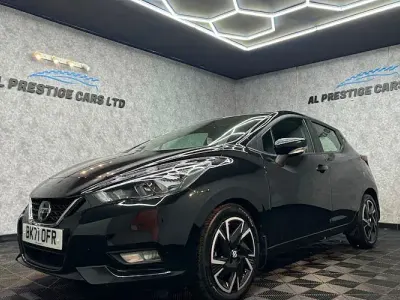 Used Nissan Micra Acenta 92 HP (67 kW) 2021 Black Hatchback