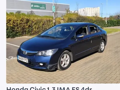 Used Honda Civic ES 110 HP (80 kW) 2009 Blue Sedan