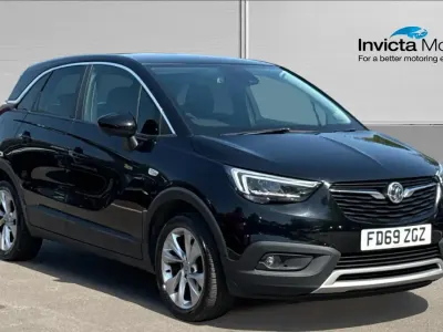 Used Vauxhall Crossland X Business Edition 130 HP (95 kW) 2019 Black SUV