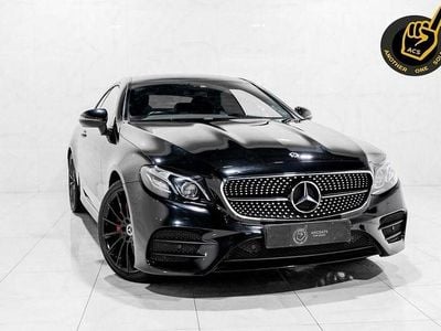 Used Mercedes E220 AMG Line Premium Plus 194 HP (142 kW) 2018 Black Coupe