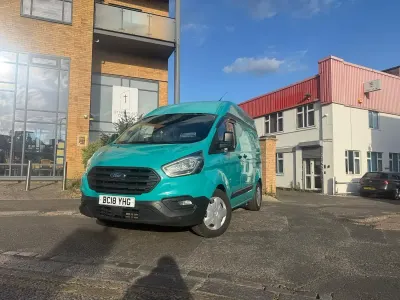 Used Ford Transit Custom Trend 130 HP (95 kW) 2018 Green Van