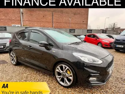 Begagnad Ford Fiesta ST-Line X 2021 Svart Halvkombi