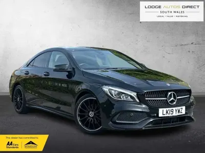 Begagnad Mercedes CLA200 AMG line 156 HK (114 kW) 2019 Svart Sedan