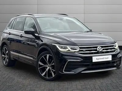 Used VW Tiguan R-line 150 HP (110 kW) 2022 Black SUV