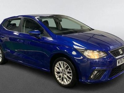 Used Seat Ibiza Design 95 HP (69 kW) 2017 Blue Hatchback