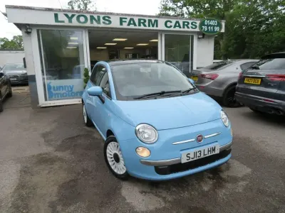 Used Fiat 500 Lounge 69 HP (50 kW) 2013 Blue Hatchback