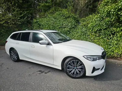 Used BMW 330 Sport Line 282 HP (207 kW) 2021 White Estate