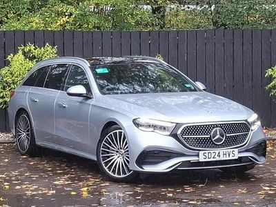 Silver Used 2024 Mercedes E300 AMG Line Premium Plus Hatchback | £52,998 (Fair price)