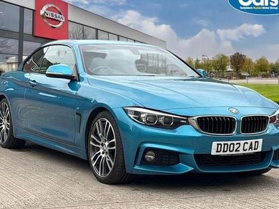 Used BMW 430 Cabriolet M Sport 252 HP (185 kW) 2019 Blue Cabriolet