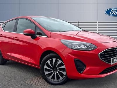 Używany Ford Fiesta Titanium 101 KM (74 kW) 2021 Czerwony Hatchback