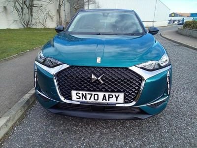 Used DS Automobiles DS3 Crossback Prestige 102 HP (75 kW) 2020 Blue SUV