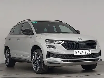 Used Skoda Karoq SportLine 150 HP (110 kW) 2024 Grey SUV