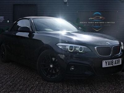 Used BMW 218 M Sport 150 HP (110 kW) 2018 Black Cabriolet