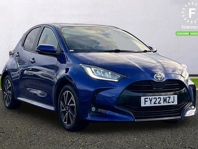 Blue Used 2022 Toyota Yaris Hybrid Design Hatchback | £15,199 (Good price)