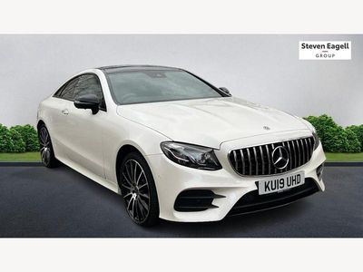 White Used 2019 Mercedes E400 AMG Line Premium Plus Coupe | £25,712 (Expensive)