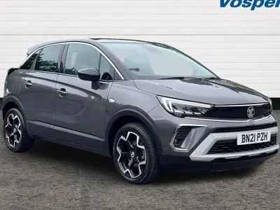 Used Vauxhall Crossland Elite 130 HP (95 kW) 2021 Grey SUV