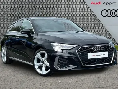Used Audi A3 S-Line 108 HP (79 kW) 2022 Black Sedan