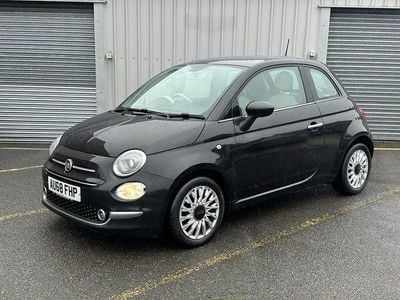 Used Fiat 500 Lounge 69 HP (50 kW) 2018 Black Hatchback