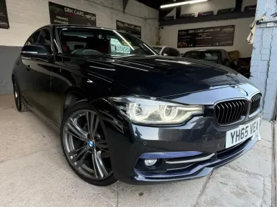 Begagnad BMW 318 Sport Line 2015 Svart Sedan