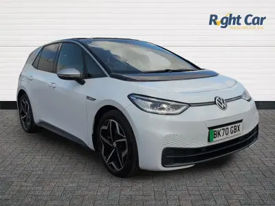 Used VW ID.3 Pro 150 kW (204 HP) 2020 White Hatchback