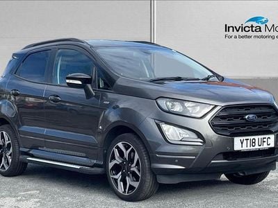 Usado Ford Ecosport ST-Line 125 HP (91 kW) 2018 Cinzento SUV