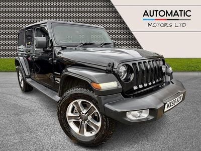 Black Used 2018 Jeep Wrangler Sahara SUV | £23,990 (Expensive)