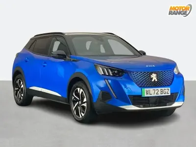 Used Peugeot e-2008 GTi 100 kW (136 HP) 2022 Blue SUV