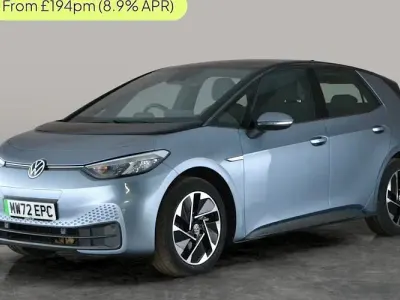 Used VW ID.3 Pure 110 kW (150 HP) 2022 Blue Hatchback