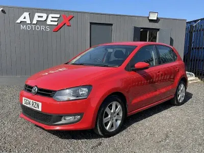 Used VW Polo Edition 85 HP (62 kW) 2014 Red Hatchback