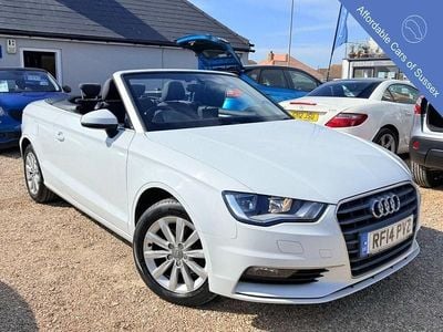 Begagnad Audi A3 Cabriolet Design 110 HK (80 kW) 2014 Vit Cab