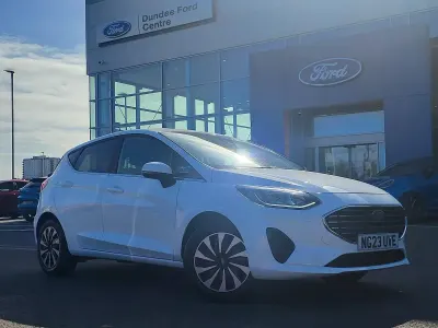 Used Ford Fiesta Titanium 125 HP (91 kW) 2023 White Hatchback