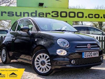 Used Fiat 500 Lounge 70 HP (51 kW) 2020 Black Hatchback