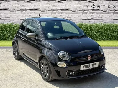 Used Fiat 500S S 2019 Black Hatchback
