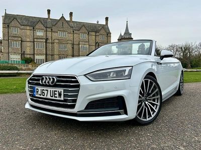 Used Audi A5 Cabriolet S-Line 2017 White Cabriolet