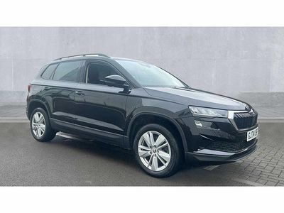 Black magic pearl effect Used 2024 Skoda Karoq SE Drive SUV | £21,450 (Good price)