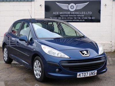 Blue Used 2007 Peugeot 207 S Hatchback | £1,750 (Fair price)