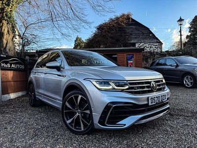 Silver Used 2020 VW Tiguan R-line SUV | £21,500 (Fair price)