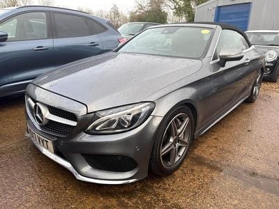 Grey Used 2017 Mercedes C250 AMG Line Premium Plus Cabriolet | £13,836 (Fair price)