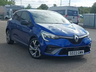 Used Renault Clio V RS Line 90 HP (66 kW) 2023 Blue Hatchback
