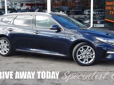 Used Kia Optima 134 HP (98 kW) 2019 Blue Estate