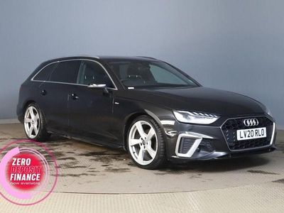 Used Audi A4 S-Line 190 HP (139 kW) 2020 Black Estate